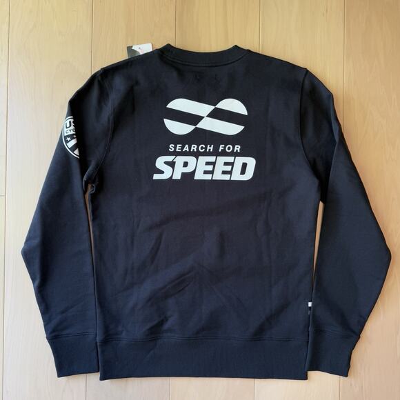 Rapha Logo Sweatshirt Small Black Fleece Pullover Cycling Sportswear NWT - Picture 8 of 9